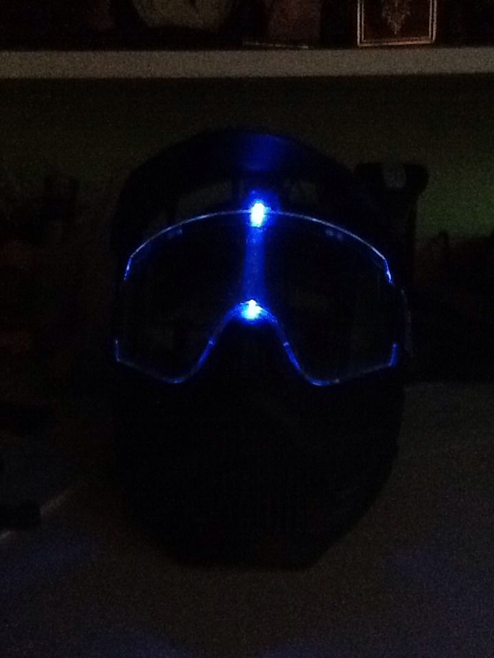 DIY Light Up Paintball Mask
