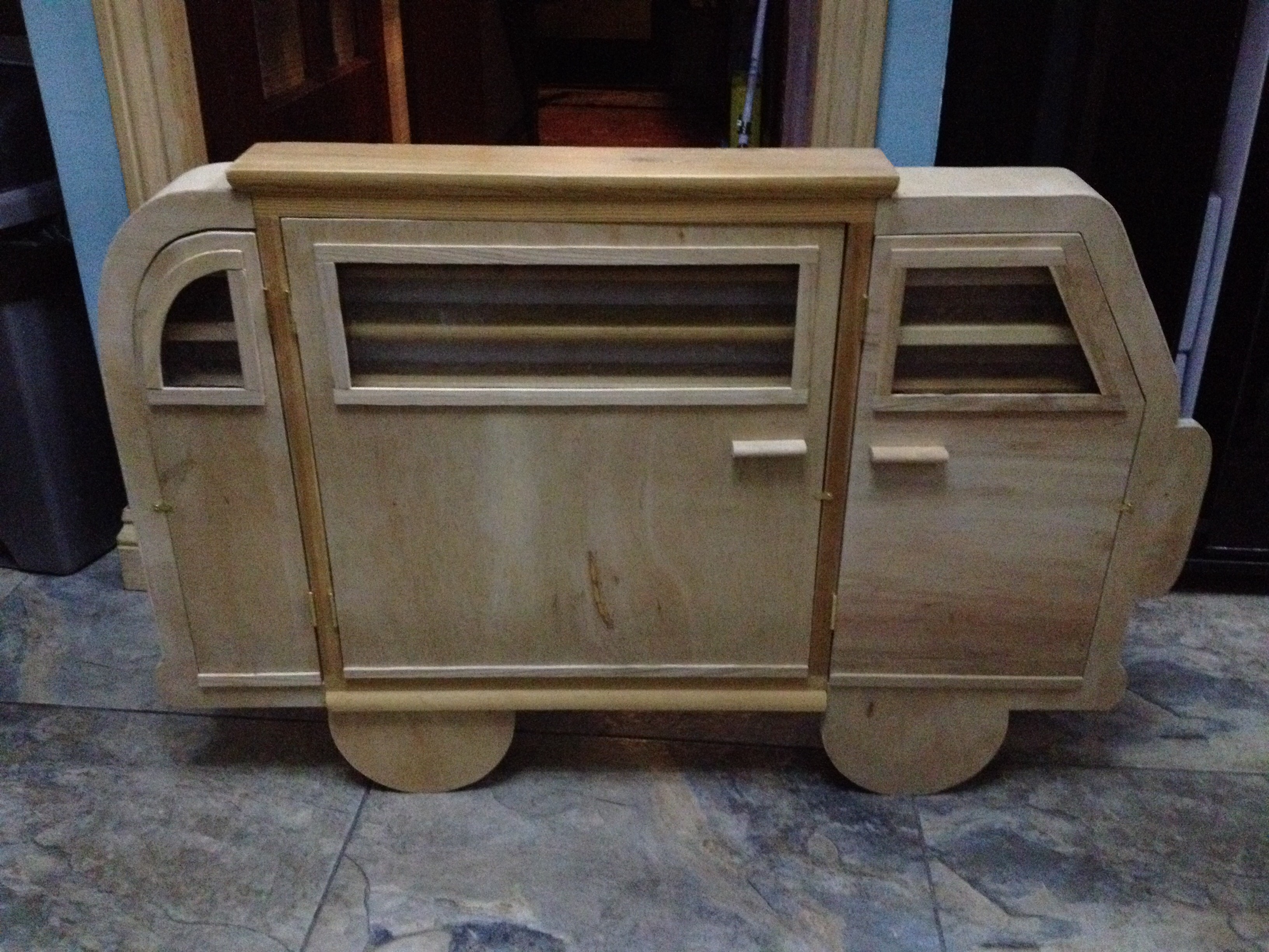 VW Campervan Shelving