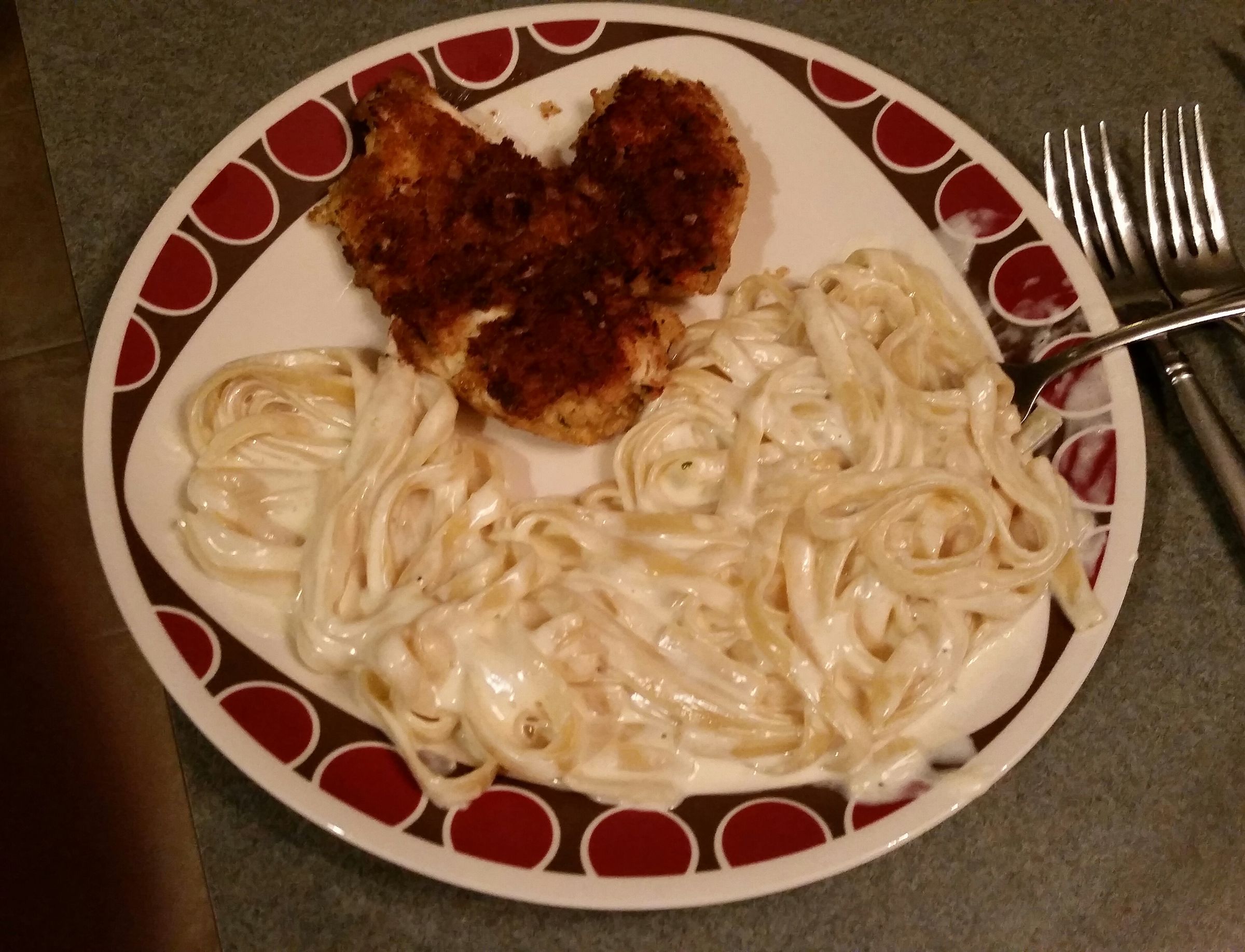 Chicken and Fettuccine 