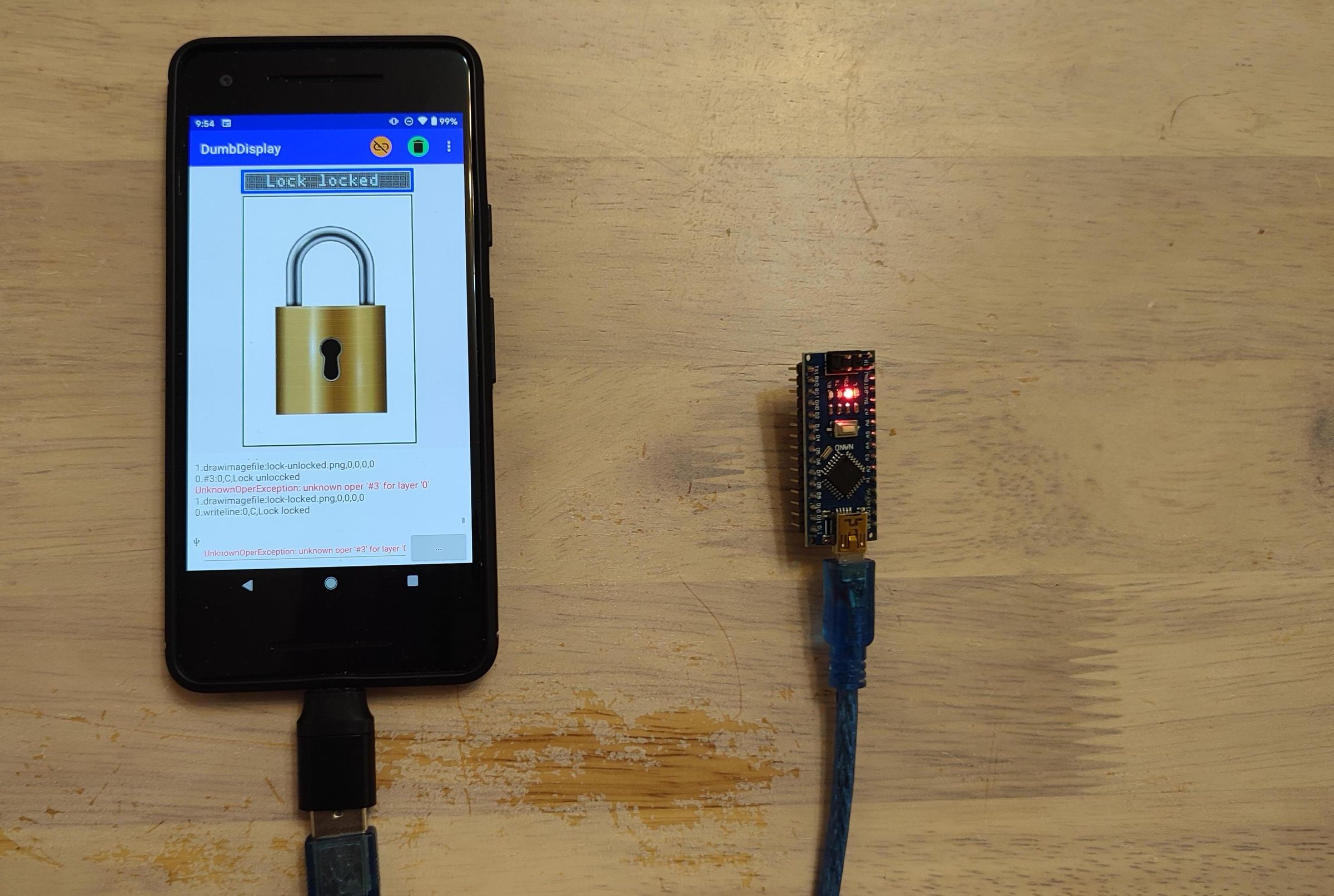 Blink Test With Colored Image, With Arduino Nano