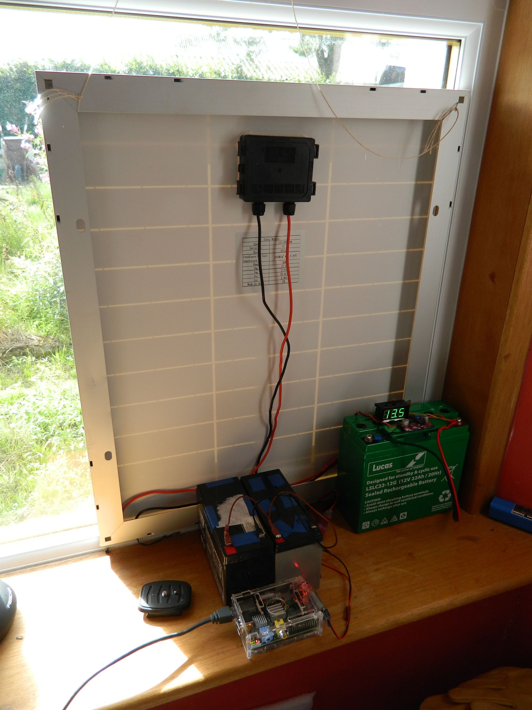 All Weather Solar Powered Raspberry Pi