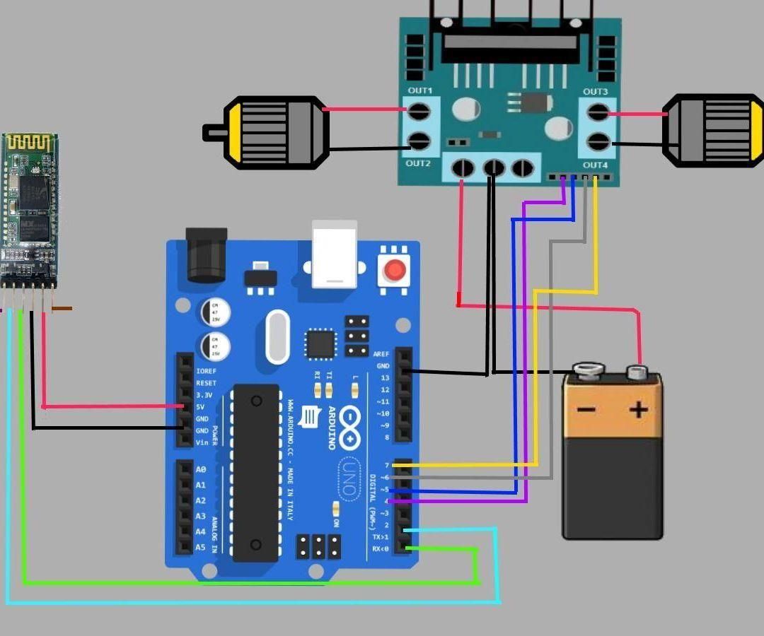 DIY Bluetooth Controlled Car