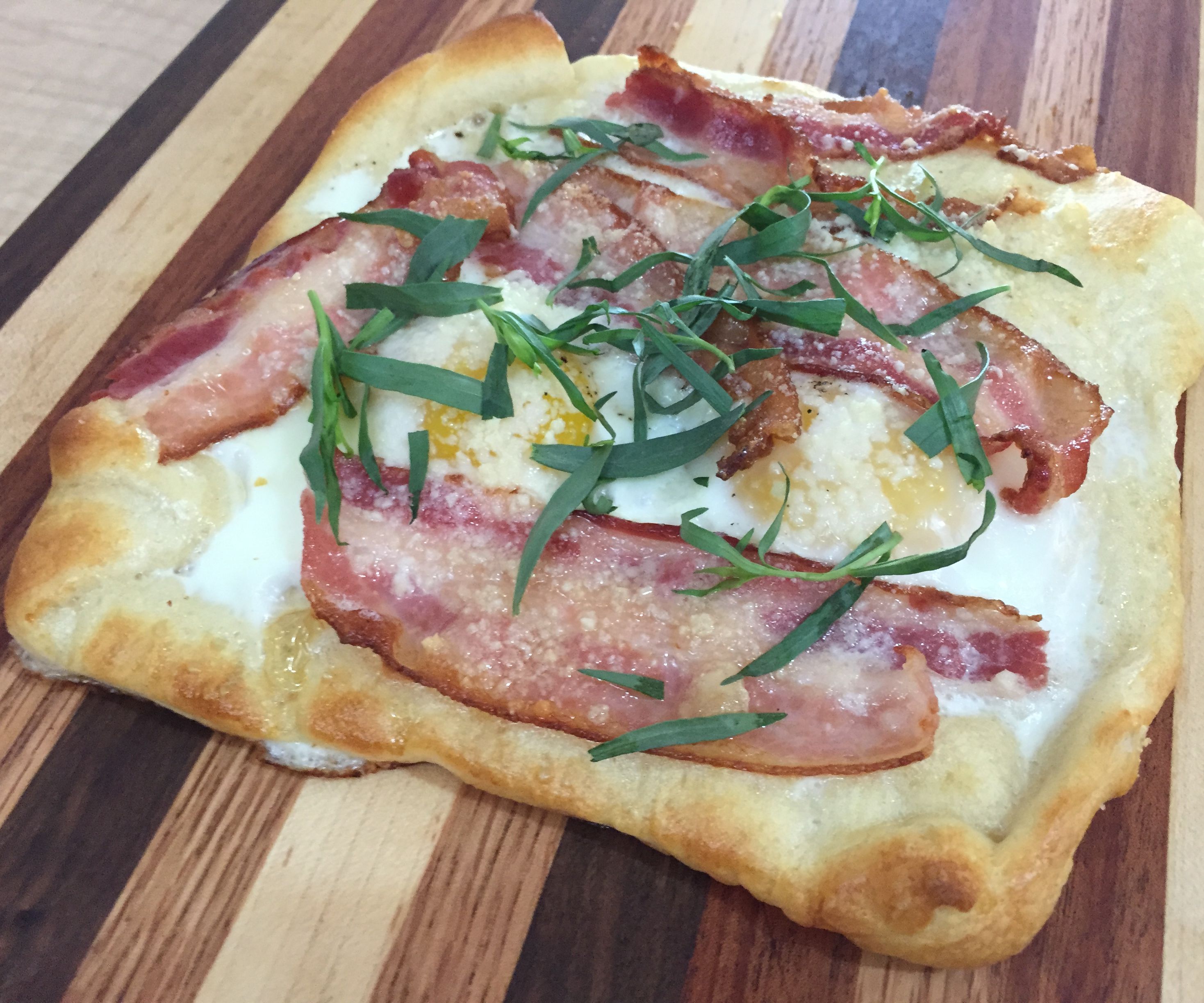 Breakfast Squares - Bacon and Egg Pastry