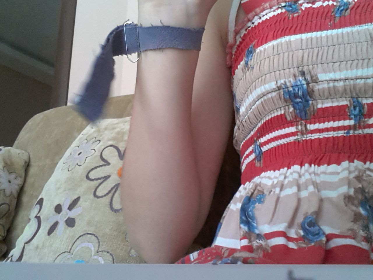 Wristlet From Waste Fabric