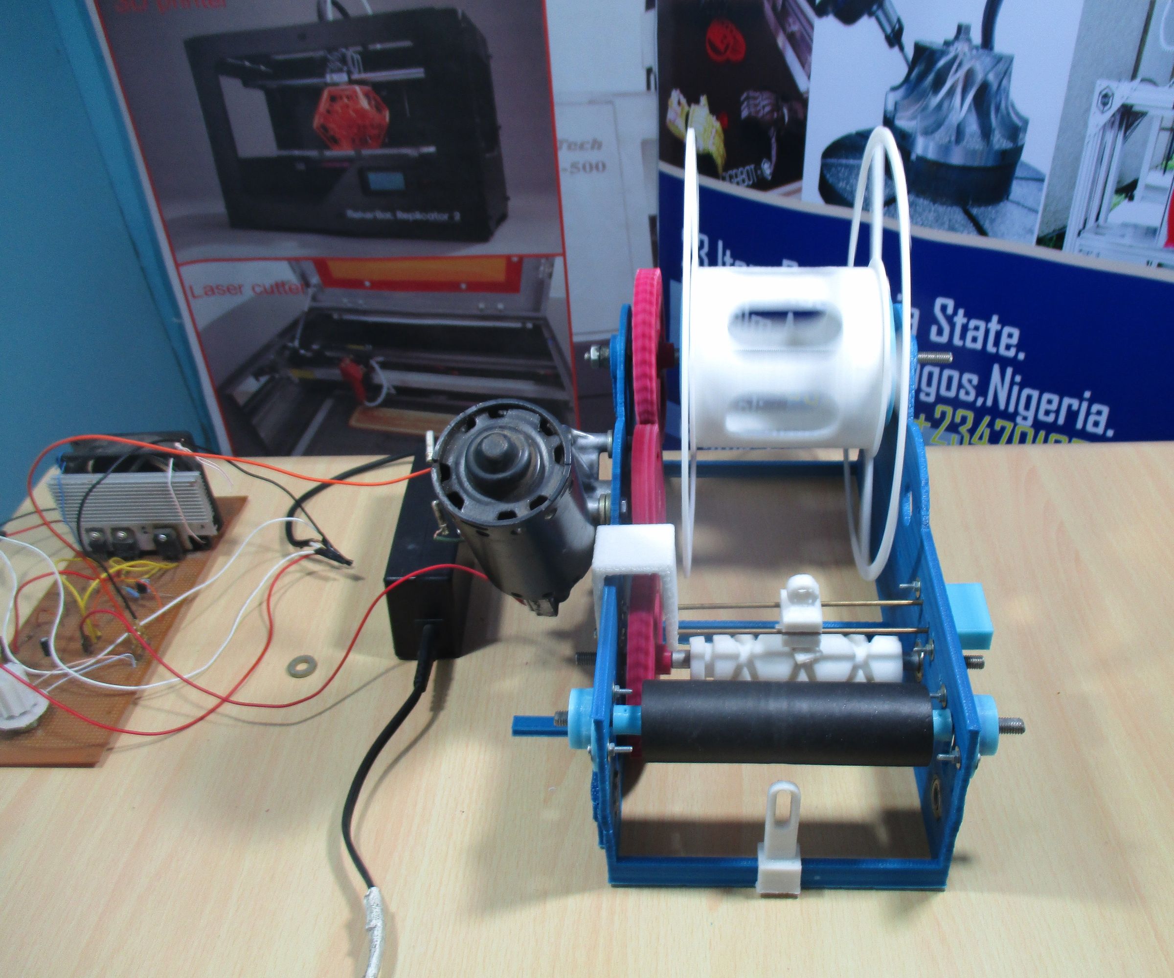 Compact Spooling Machine