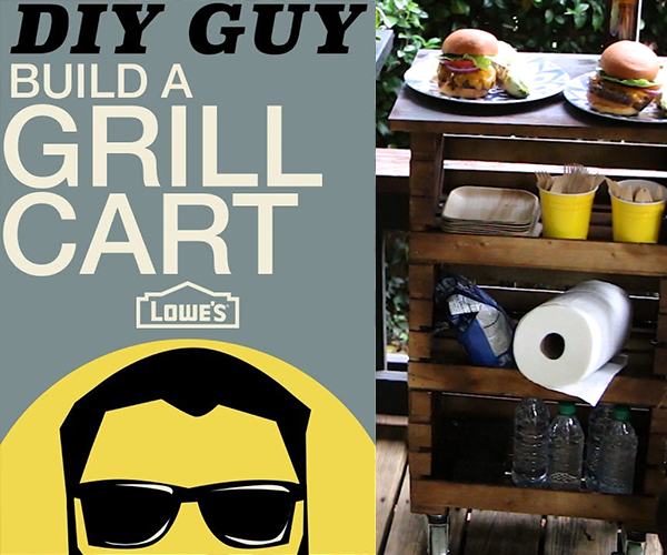 Easy Build Grill Cart - DIY Guy