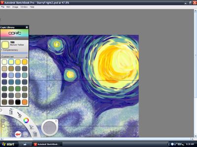 Background Brush Strokes