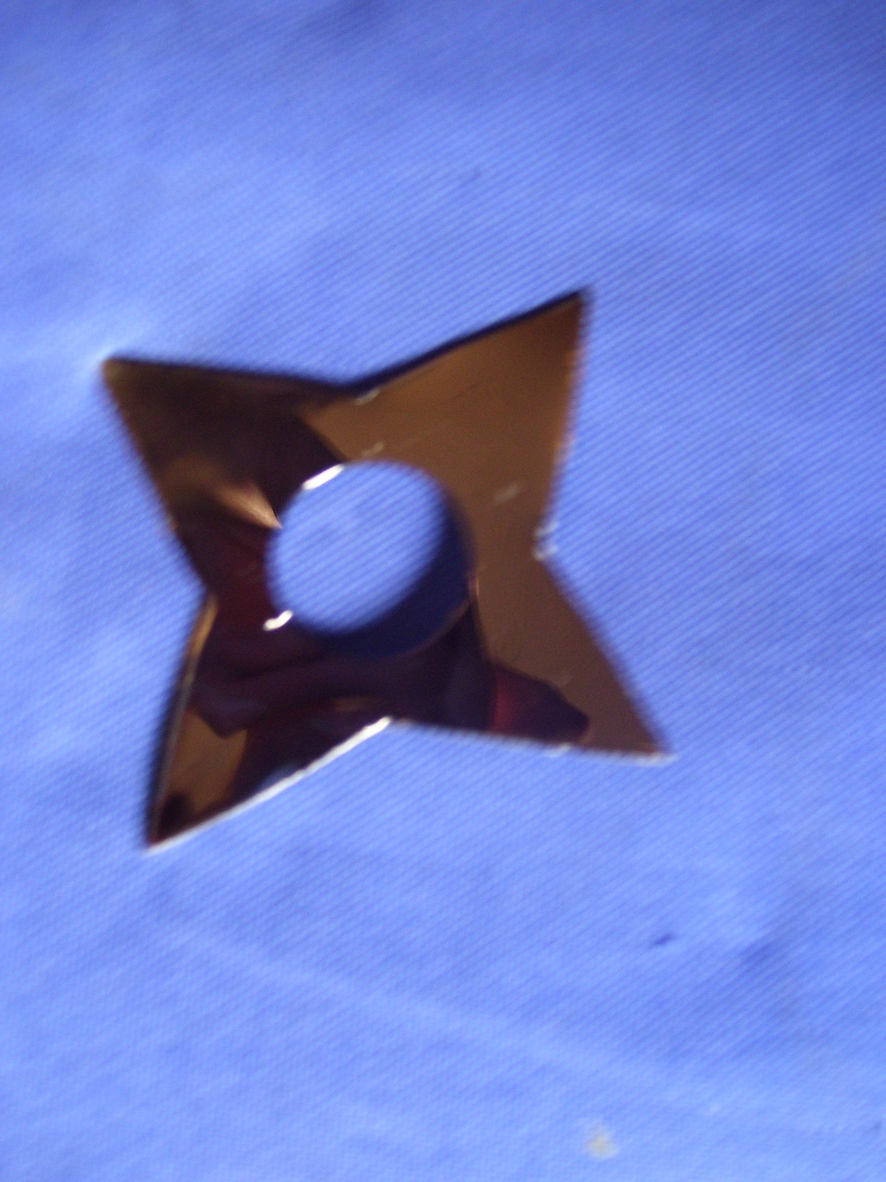 Hard Drive Platter Throwing Star