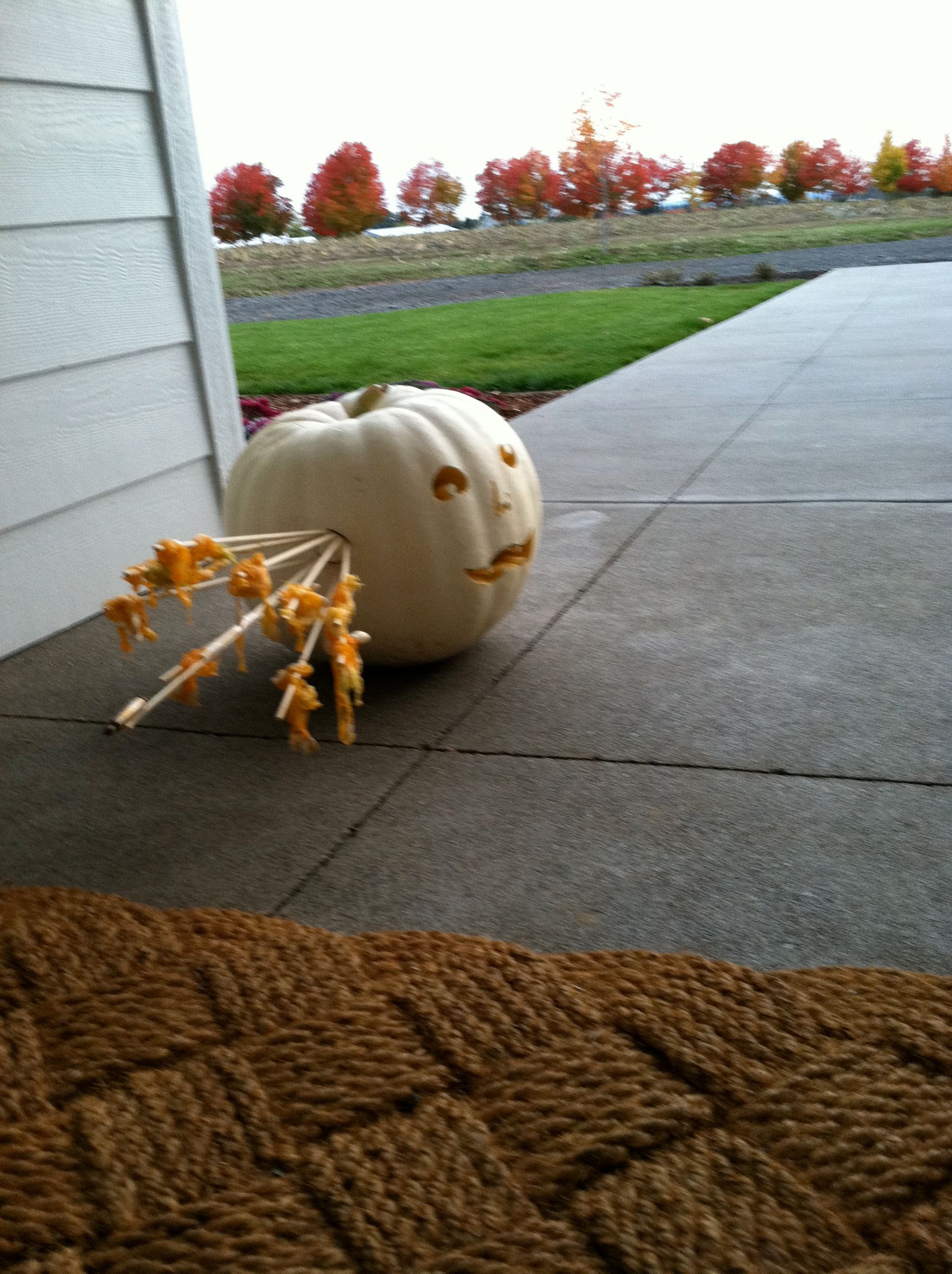 The Amazing Through the Head Bullet Pumpkin