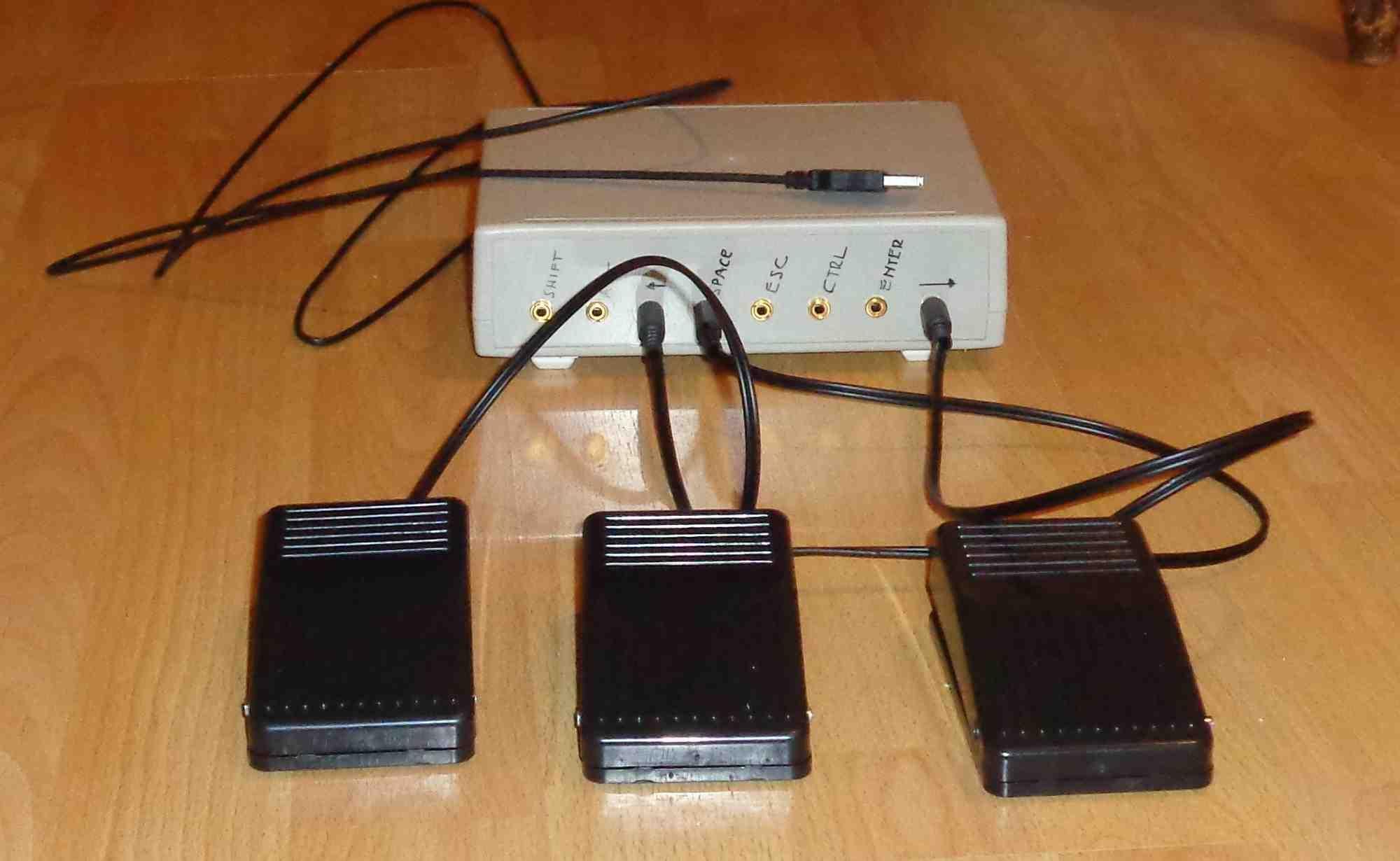 A Foot Pedal for the Computer Keyboard