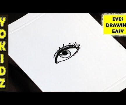 HOW TO DRAW AN EYE EASY