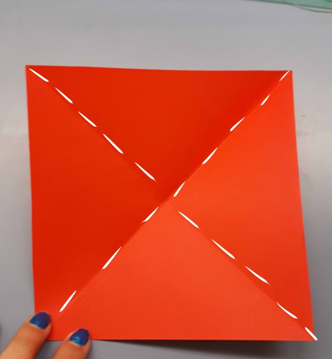 Step 1: Fold the Paper in Half Twice