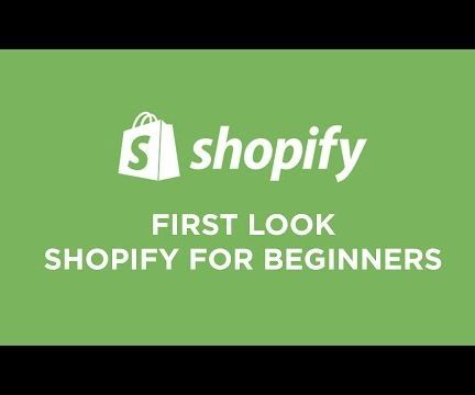 SHOPIFY VIDEO TUTORIAL FOR BEGINNERS - Full