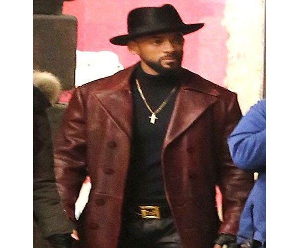 Will Smith Suicide Squad Leather Coat