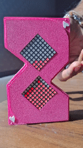 Twixie : a Cute 3-D Printed LED Hourglass That Feels Real⏳✨