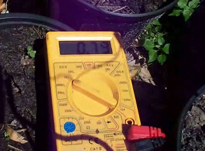 Electricity Generated From 2 Wires Stuck Into the Ground or Dirt