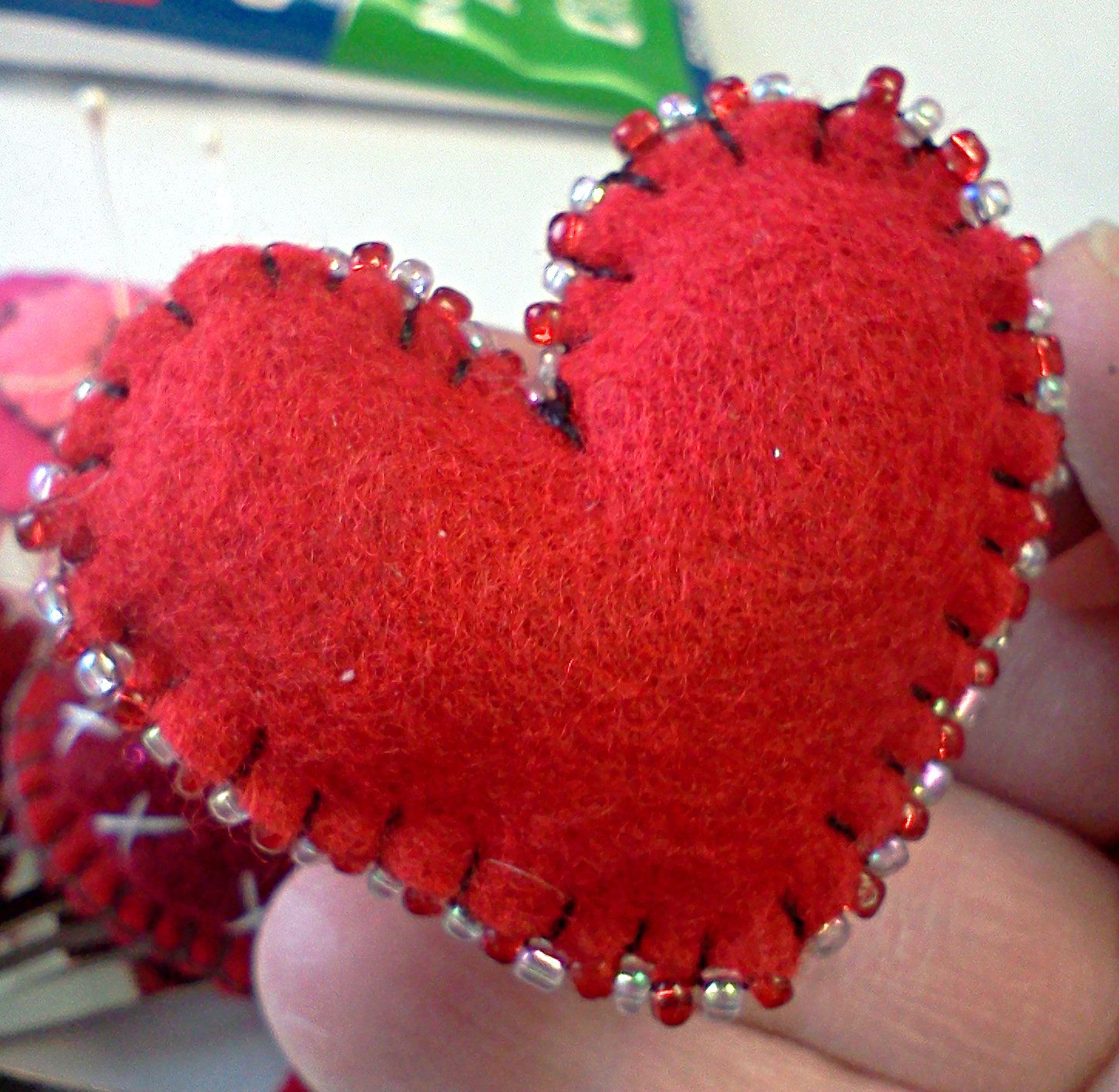 Valentine Heart Hair Clips