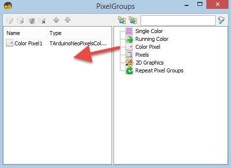 In Visuino Set Components