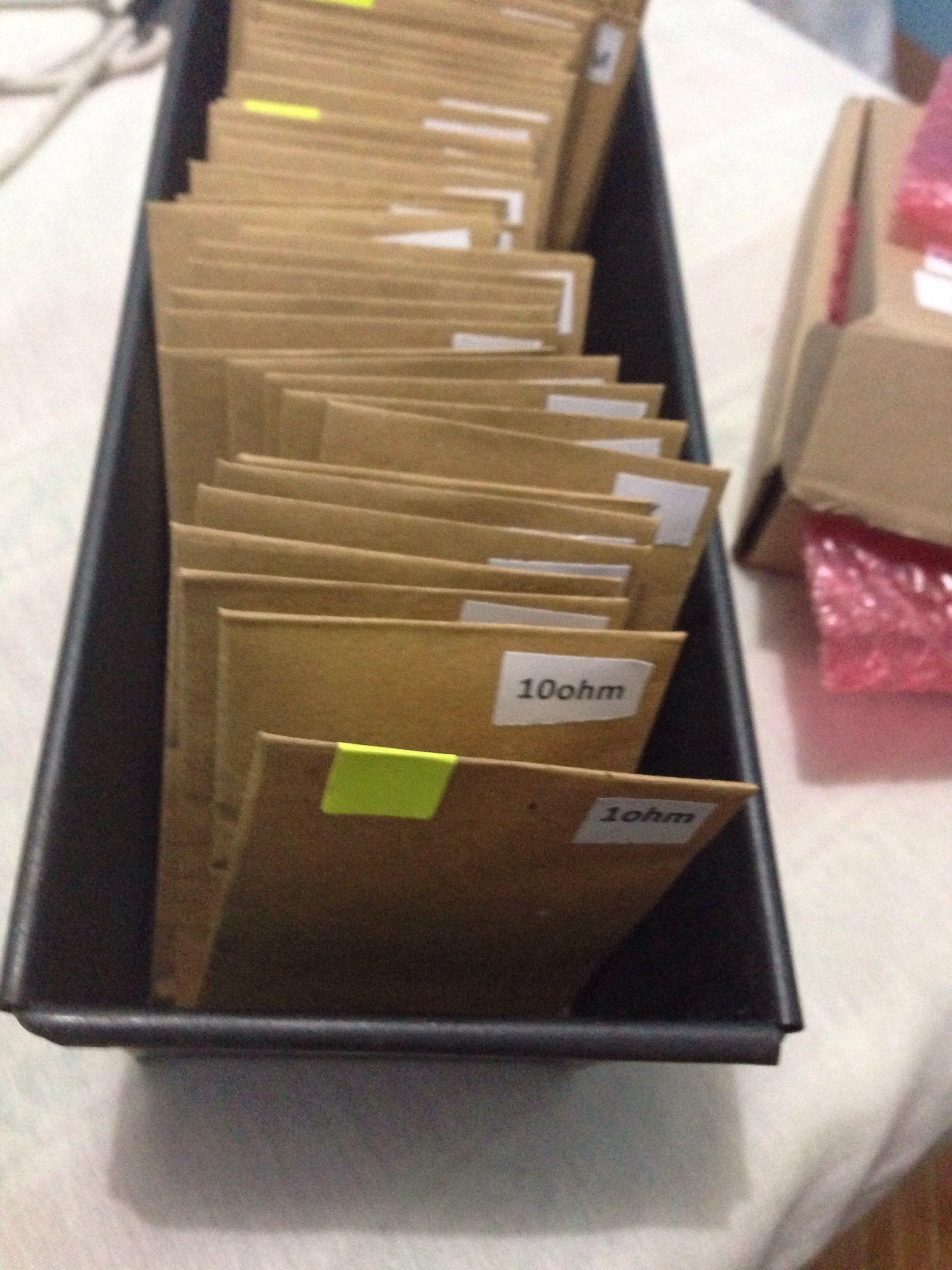 Resistor Organizer Instructables