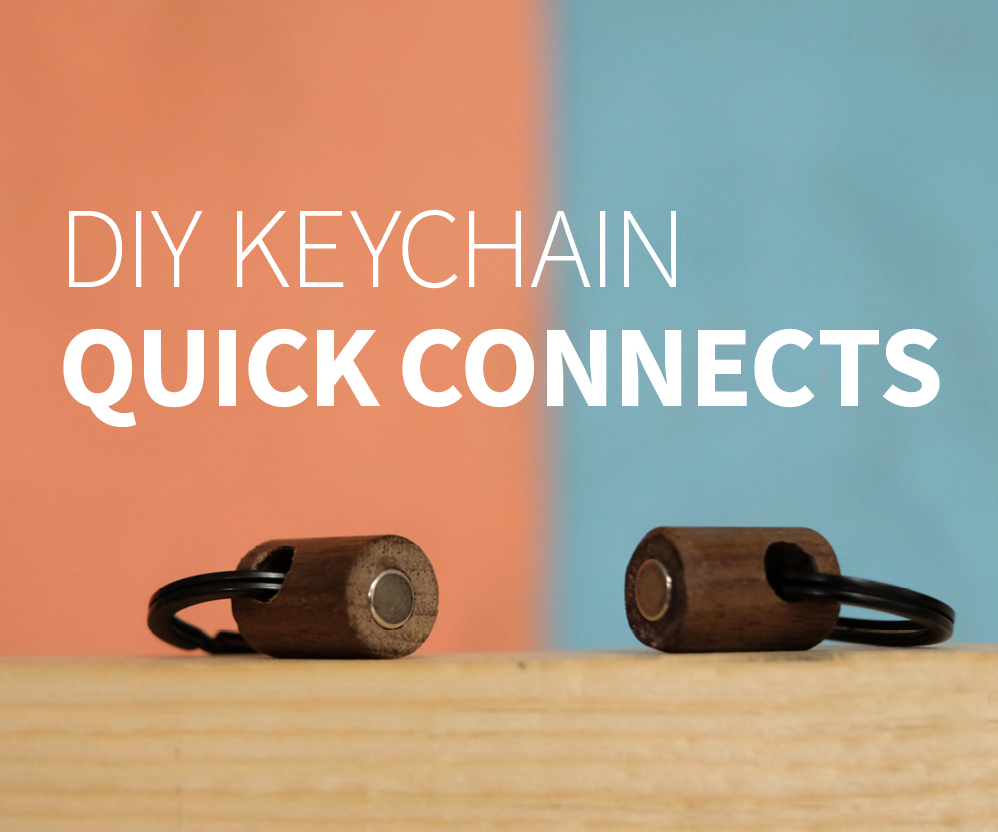 Wood Keychain Quick Connects : 6 Steps (with Pictures) - Instructables