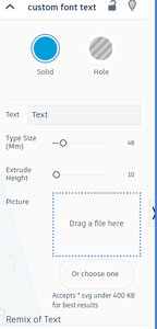 Create the Text Object