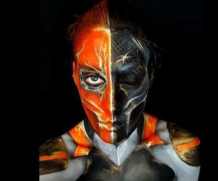 Deathstroke Face Paint!
