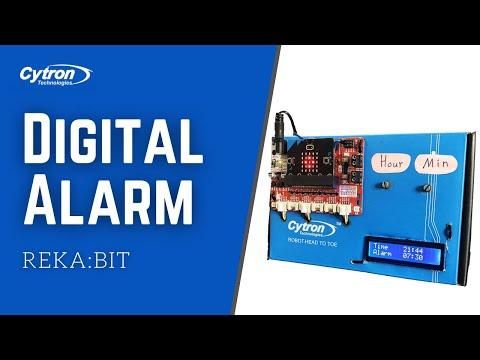 DIY Digital Alarm Clock Using REKA:BIT With Micro:bit