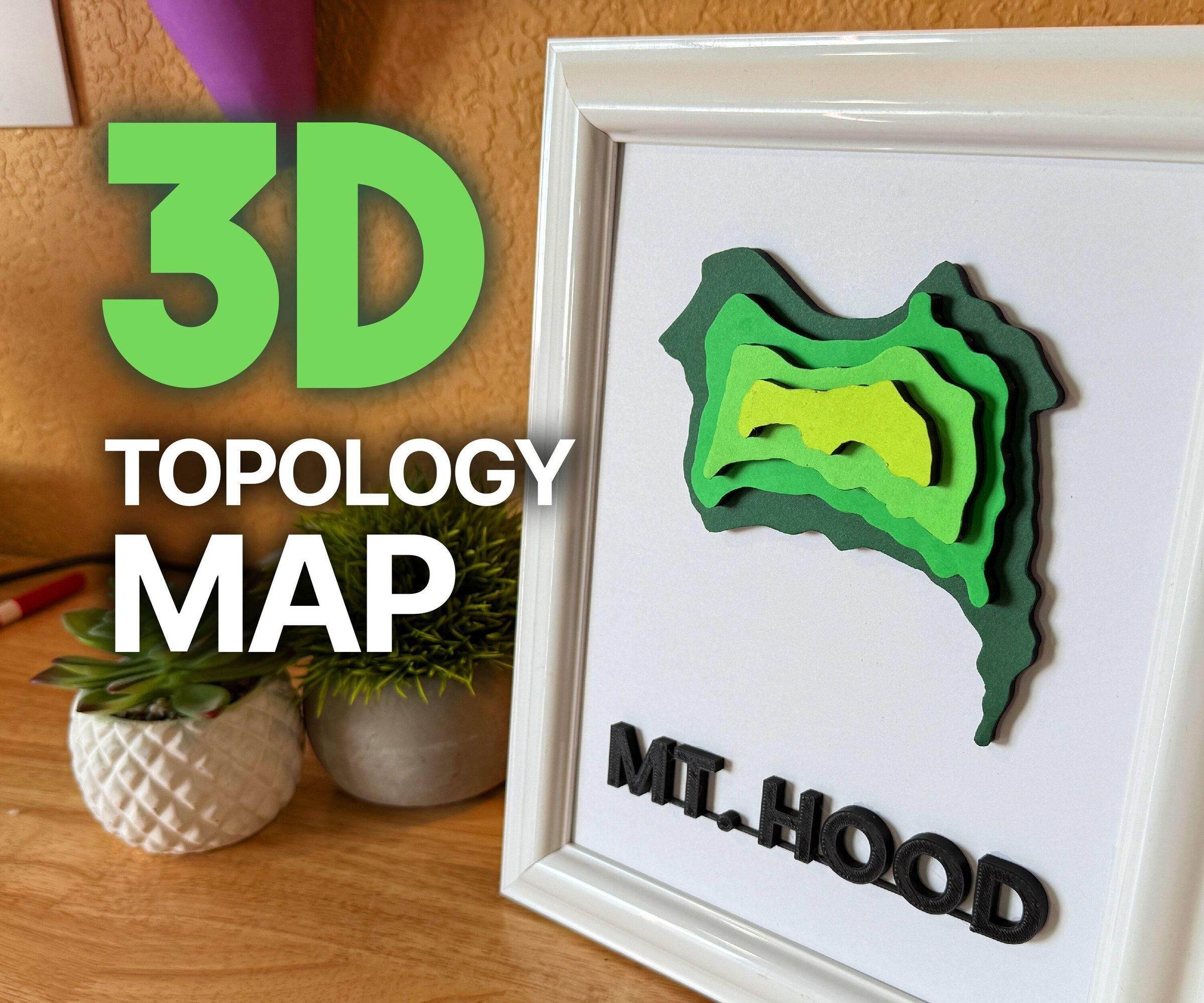 Stylized 3D Topographic Display
