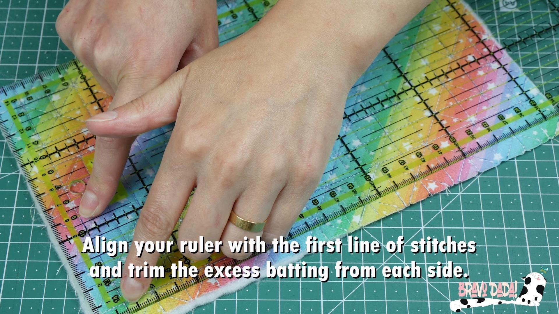 DIY How to Make a Quilted Electronic Device Pillow Stand + Fabric