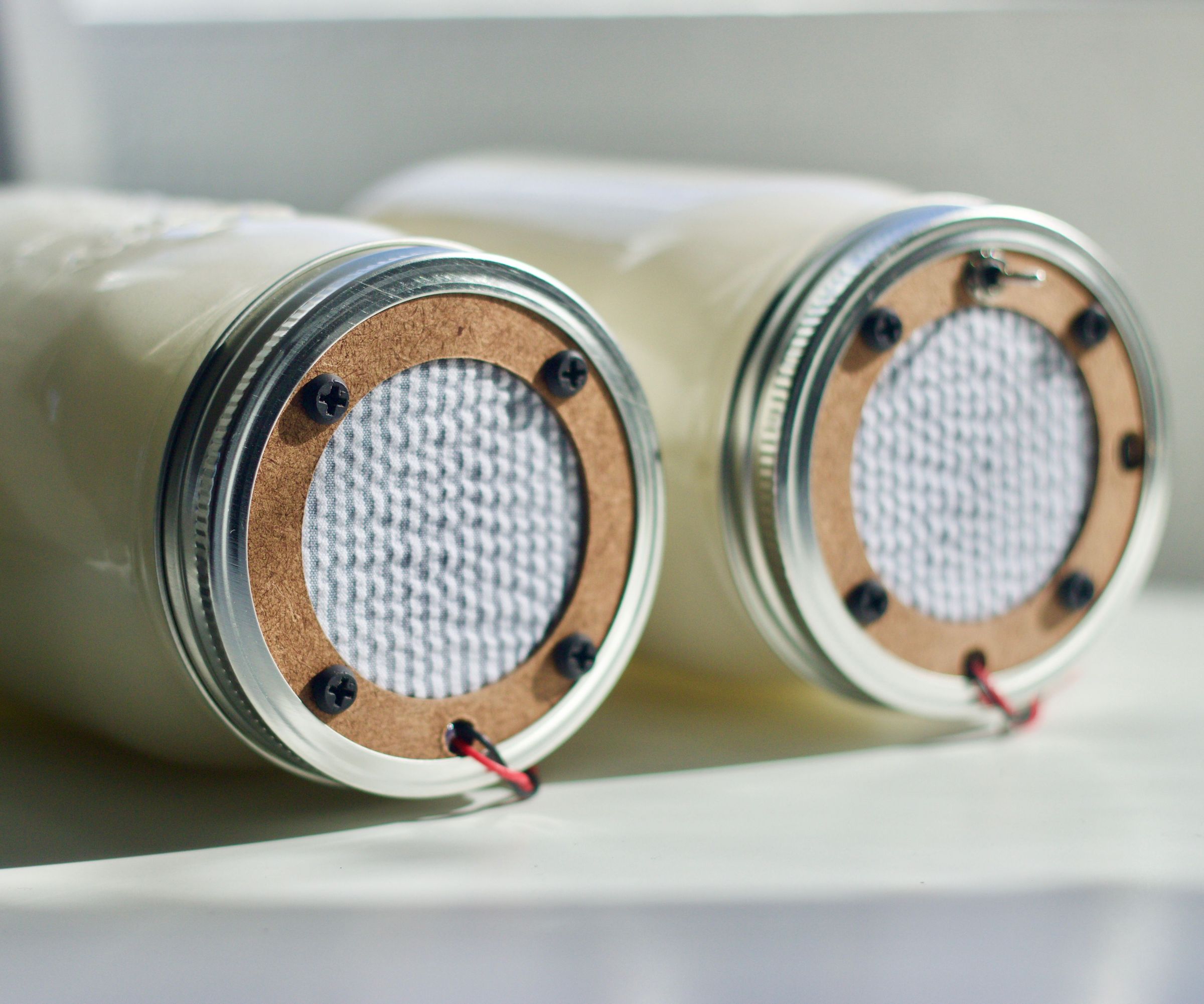 Mason Jar Portable Bluetooth Speakers