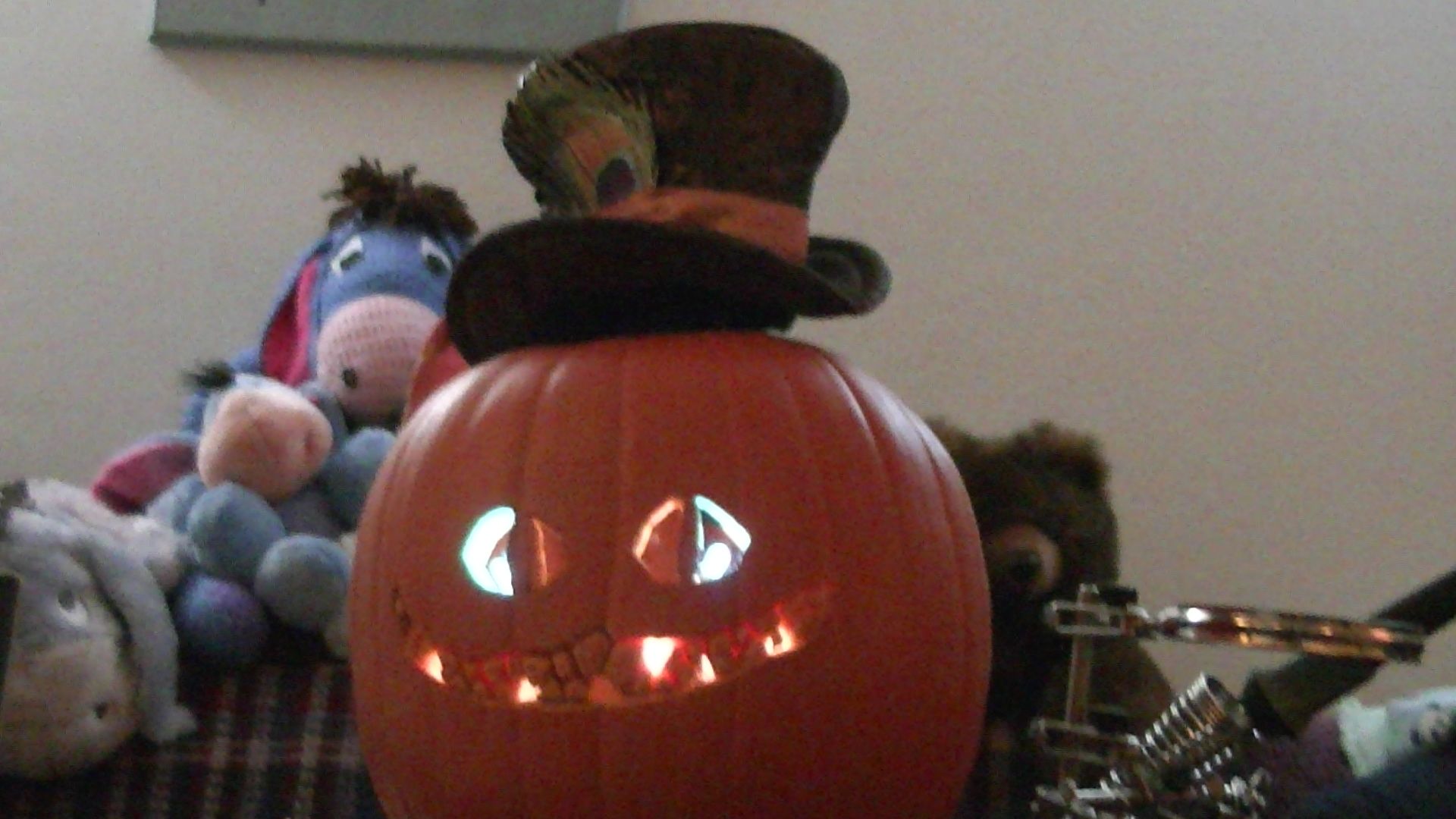 Cheshire cat pumkin.