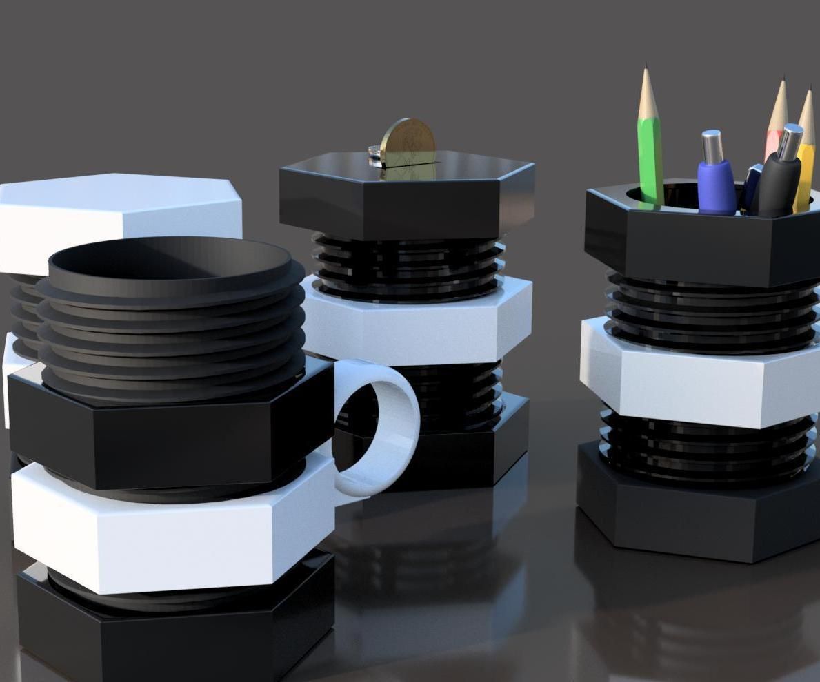 Bolt-Nut - Vario Cup - 3D Printed