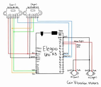Soldering the Wires: Vibration Motors