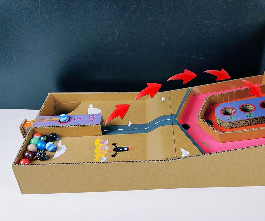  Teach You to Make Lucky Marble Score Toys With Cardboard