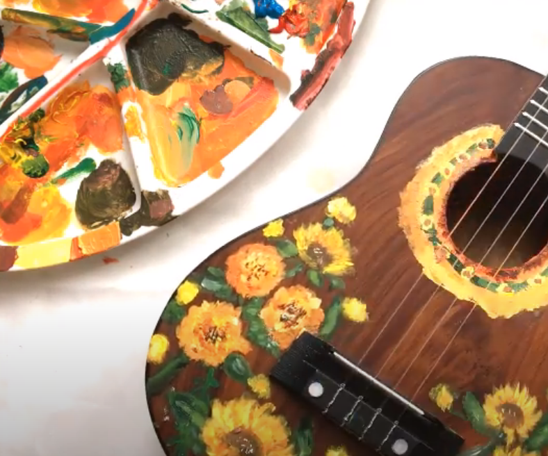 How to Paint an Ukulele