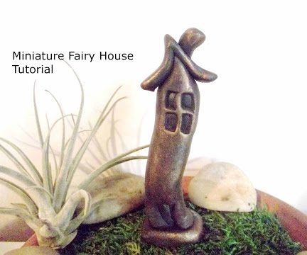 How to Sculpt a Fairy Garden House in Polymer Clay