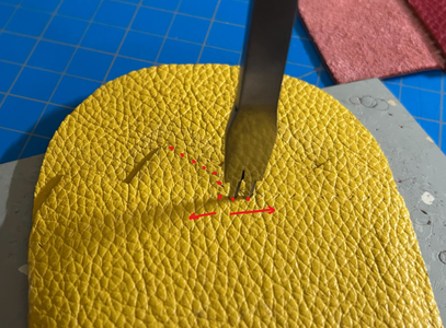 Pricking Holes for the Scales Panel