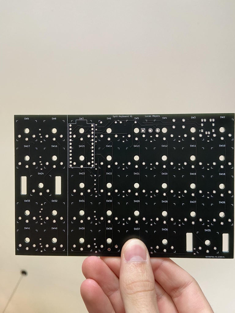 Split Mechanical Low Profile Keyboard Using Arduino Pro Micro : 6 Steps ...