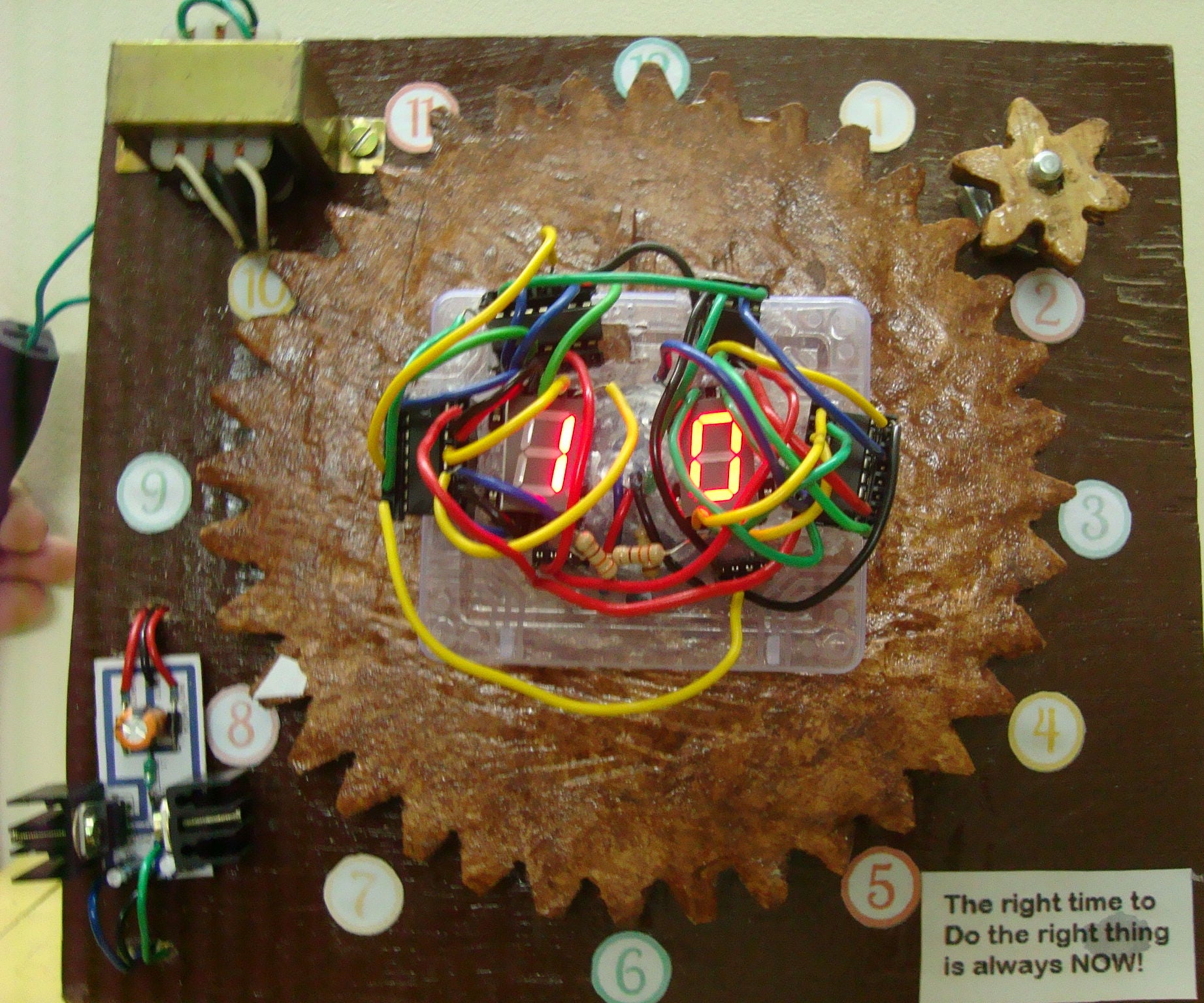 The ElectroMechanical Clock 24 Steps Instructables