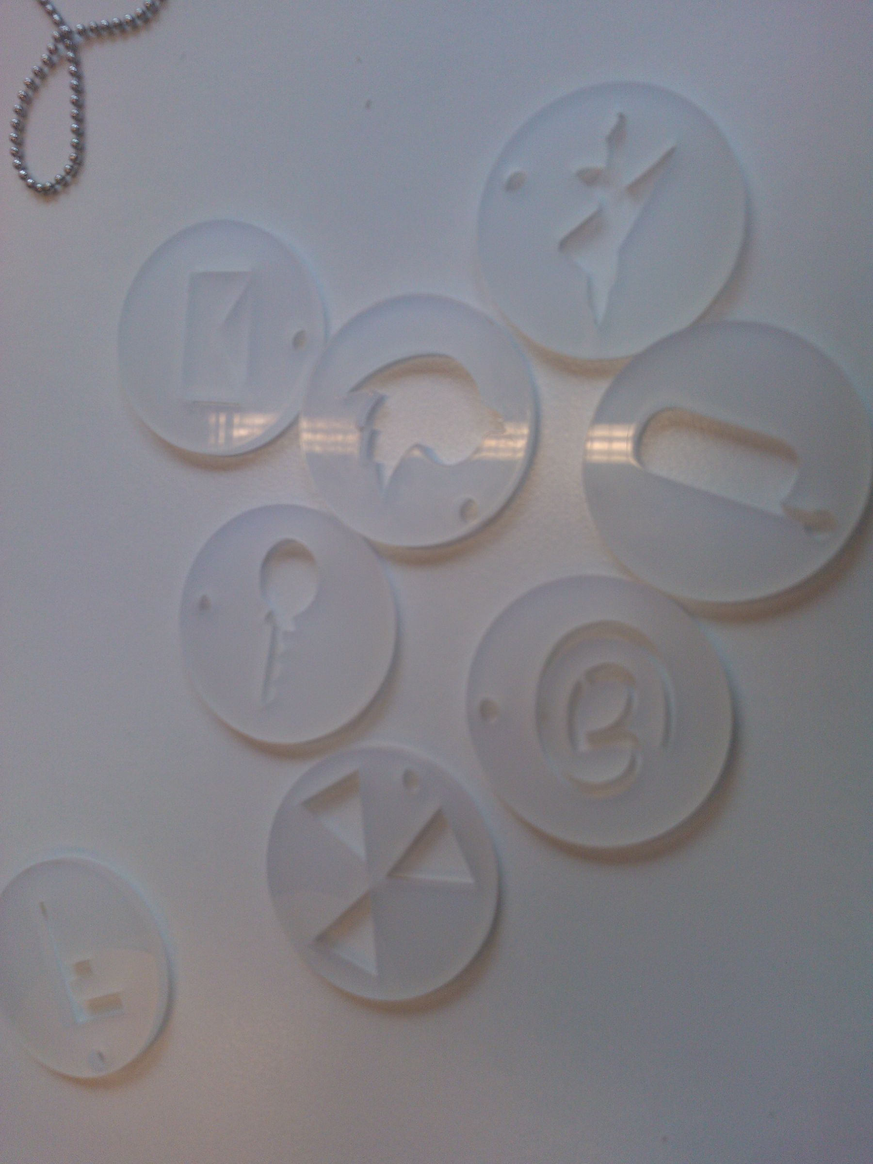 Useful Cool Trendy Keyring Tags! 3 Steps Instructables