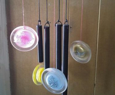 Easy Glass Lids Wind Chime