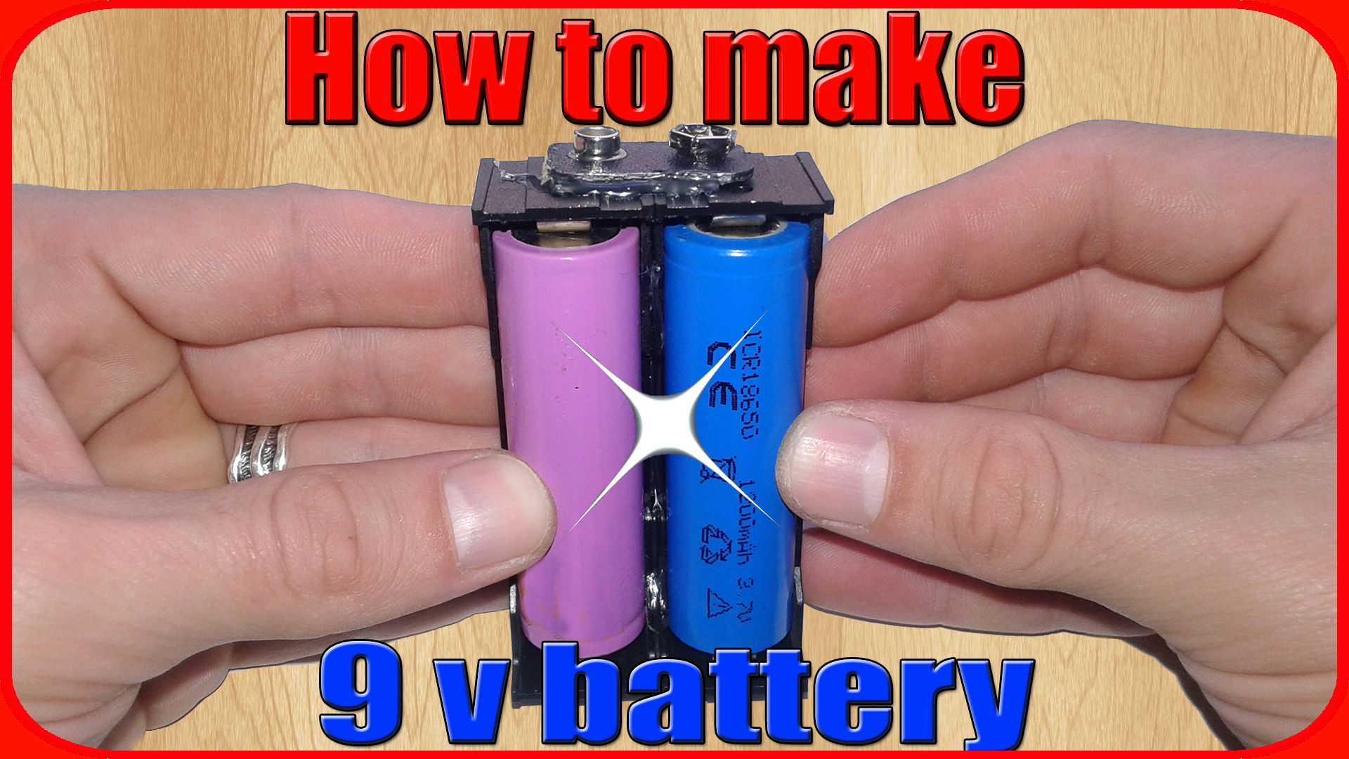 How to Make 9v Battery Pack Using 18650 7 Steps Instructables