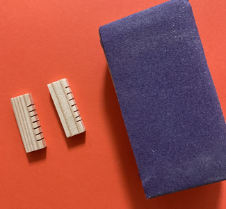 Sanding the Tumbling Blocks