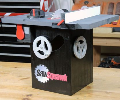 SawSquawk Birdhouse (Inspired by SawStop)