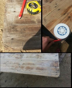 Clean Up and Stain the Table Top