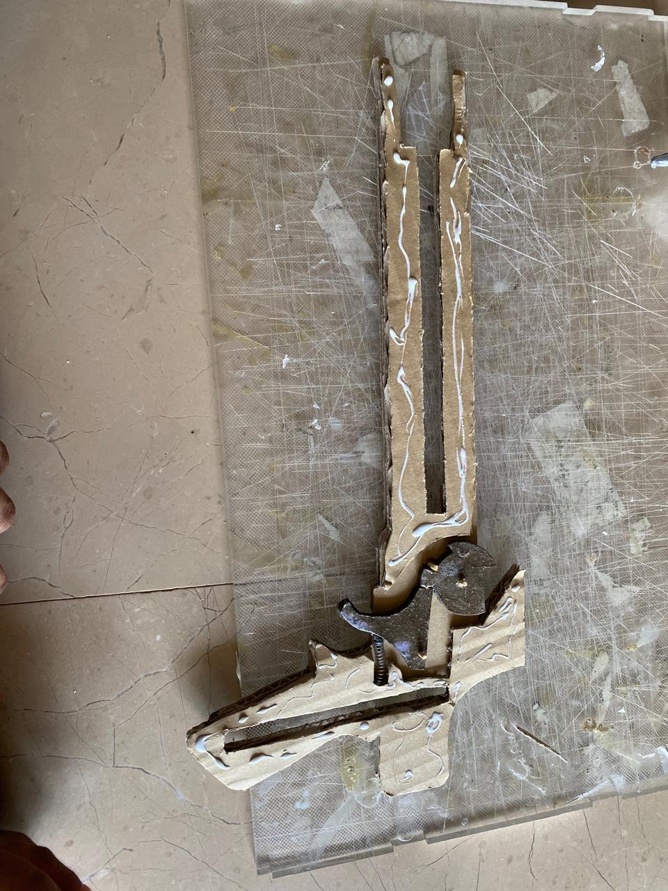 Cut the Bow Handle Body