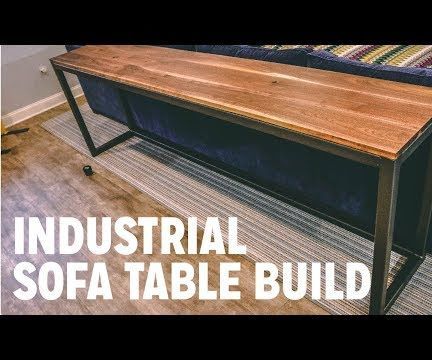 Industrial Sofa Table 