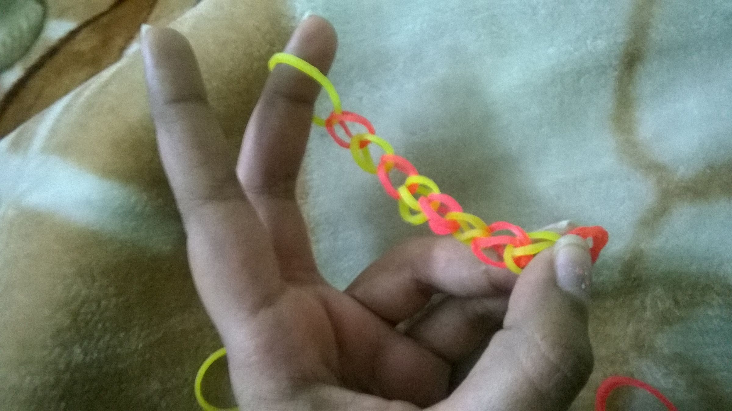 Rubber Band Chains 8 Steps Instructables