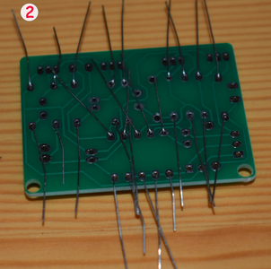 Solder the Resistors Into the PCB