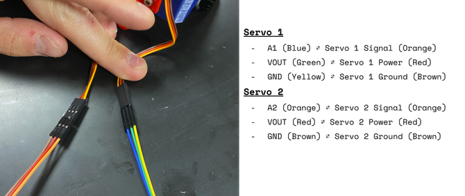 Connect Servos to CPX